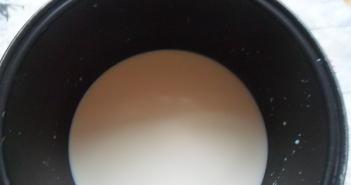 Топлене молоко в мультиварці Рецепт приготування топленого молока в мультиварці