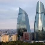 Bakun uutta arkkitehtuuria Bakun korkein rakenteilla oleva rakennus