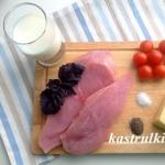 Kalakutiena pieno padaže – kulinarinis receptas Kalakutienos filė pieno padaže