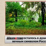 Historická minulosť Ruska v cykle básní „Na Kulikovskom poli“