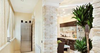 Поєднання кухні з балконом – ідеї дизайну та правила перепланування Оформлення кухні з балконом у квартирі
